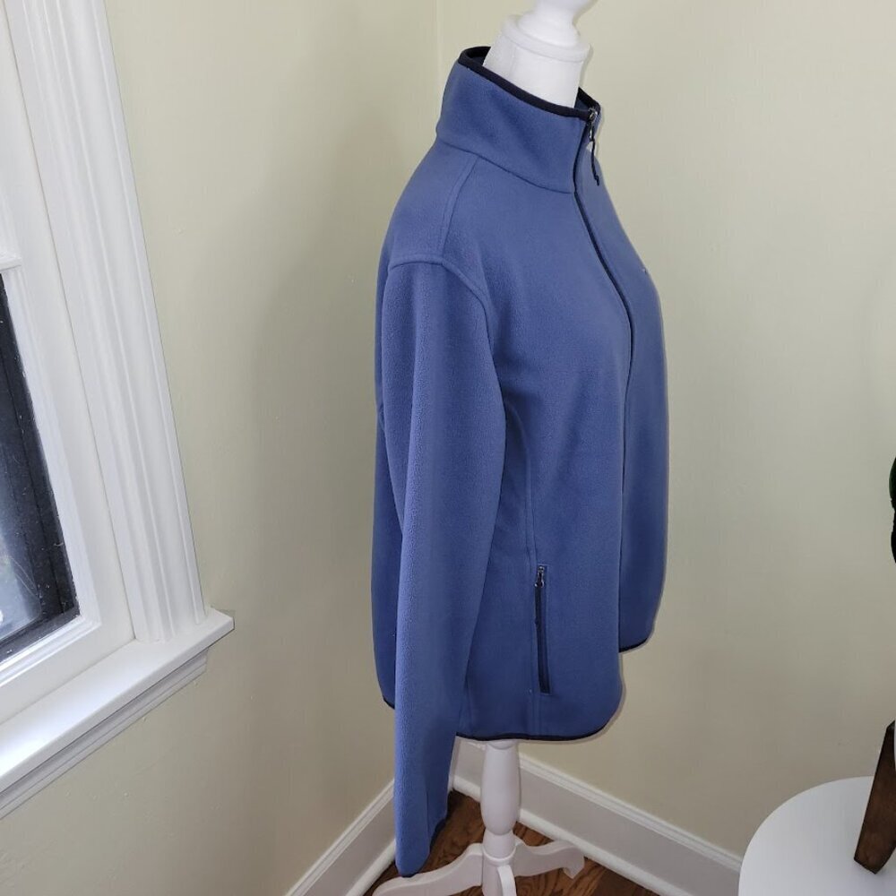 Columbia Sportswear Full Zip Fleece Jacket Long Sleeves Blue Women's Size XL - Picture 11 of 15